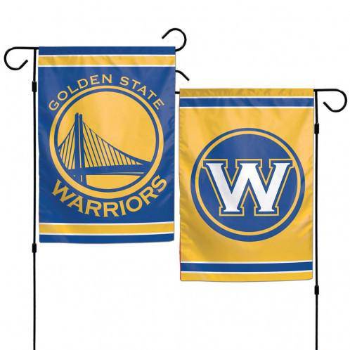 Golden State Warriors Flag 12x18 Garden Style 2 Sided (CDG) - 757 Sports Collectibles