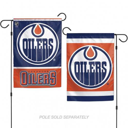 Edmonton Oilers Flag 12x18 Garden Style 2 Sided Special Order (CDG) - 757 Sports Collectibles