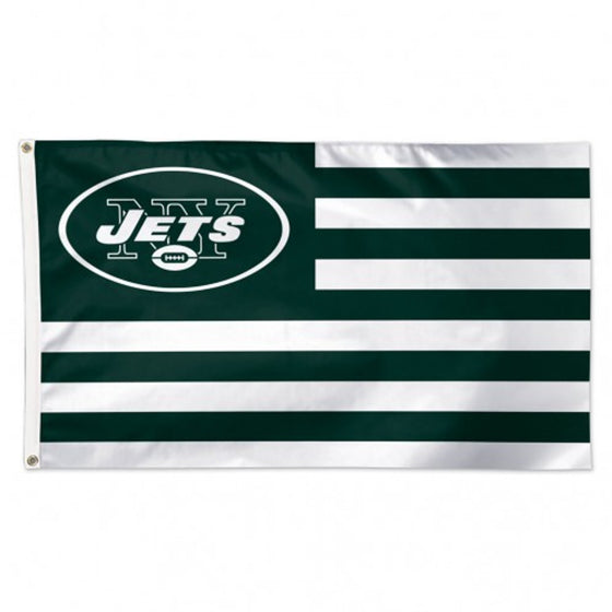 New York Jets Flag 3x5 Deluxe Americana Design - Special Order