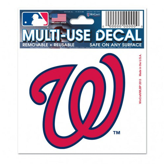 Washington Nationals Decal 3x4 Multi Use - Special Order