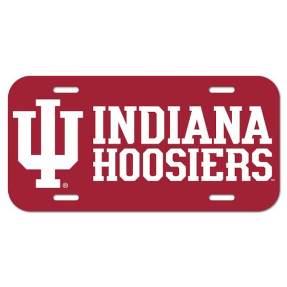 Indiana Hoosiers License Plate