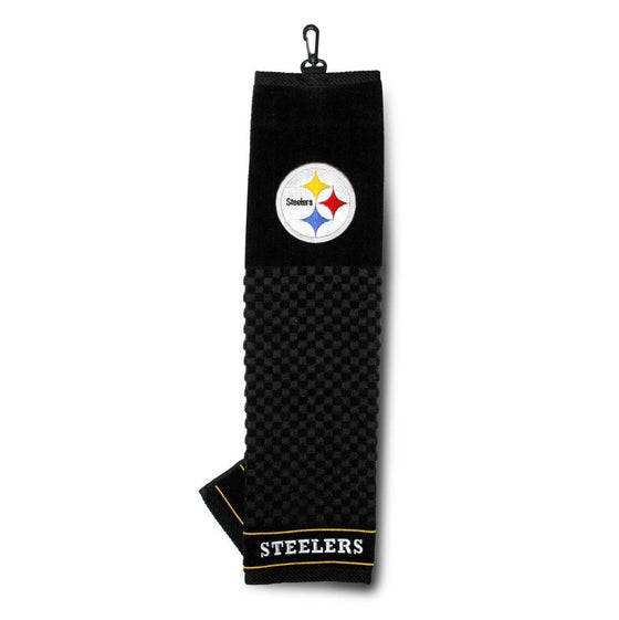 Pittsburgh Steelers Embroidered Golf Towel - 757 Sports Collectibles