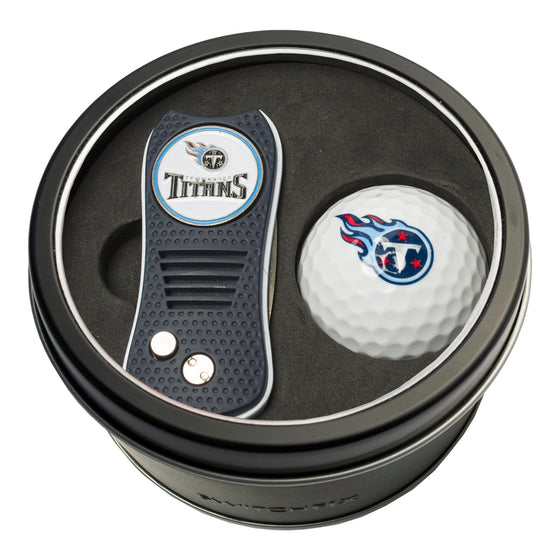 Tennessee Titans Tin Set - Switchfix, Golf Ball - 757 Sports Collectibles
