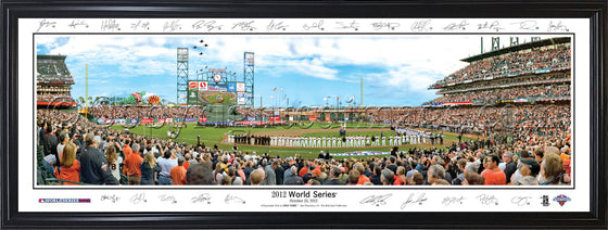 CA-330 SF Giants 2012 WS with signatures - 757 Sports Collectibles