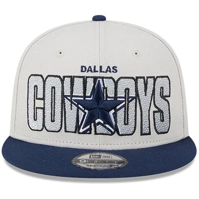 Dallas Cowboys Men’s New Era Stone 2023 NFL Draft 9FIFTY Snapback Adjustable Hat - 757 Sports Collectibles