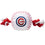 Chicago Cubs Baseball Toy - Nylon w/rope Pets First