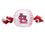 St. Louis Cardinals Baseball Toy - Nylon w/rope Pets First