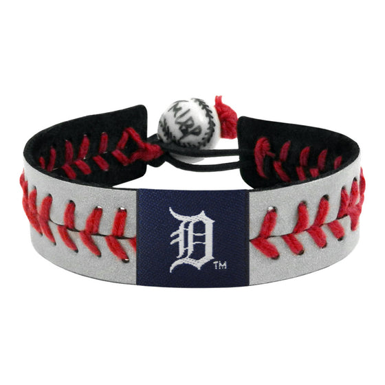 Detroit Tigers Bracelet Reflective Baseball CO - 757 Sports Collectibles