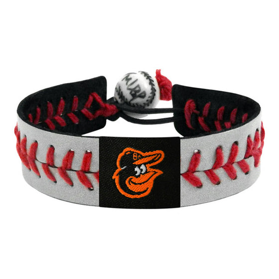 Baltimore Orioles Bracelet Reflective Baseball CO - 757 Sports Collectibles