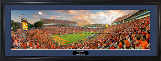 Clemson Tigers "8 Yard Line" Panorama Photo Print - 757 Sports Collectibles