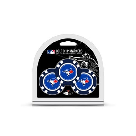 Toronto Blue Jays Golf Chip with Marker 3 Pack - Special Order