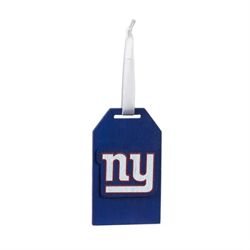 Gift Tag Ornament, New York Giants