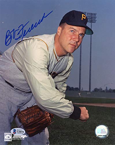 Bob Friend Autographed Pittsburgh Pirates 8x10 Photo - BAS COA - 757 Sports Collectibles