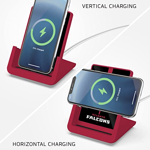 SOAR NFL Wireless Charging Stand, Atlanta Falcons - 757 Sports Collectibles