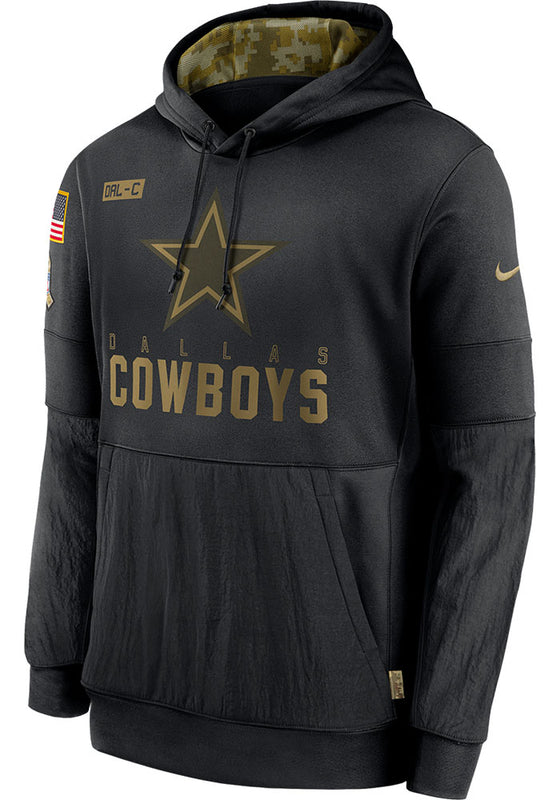 Nike Dallas Cowboys Mens 2020 Salute to Service Therma Hood-S