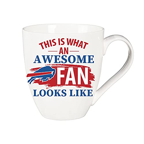 Team Sports America Buffalo Bills, Ceramic Cup O'Java 17oz Gift Set - 757 Sports Collectibles