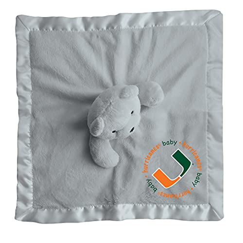 Baby Fanatic NCAA Miami Hurricanes Security Bear Blanket, One Size, Brown - 757 Sports Collectibles