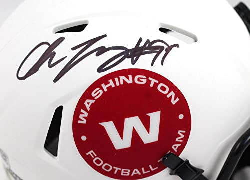 Chase Young Signed Washington Football Team Lunar Speed Mini Helmet-Fanatics Black - 757 Sports Collectibles