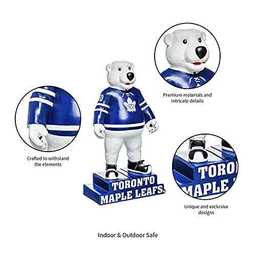 Team Sports America NHL Toronto Maple Leafs Fun Colorful Mascot Statue 12 Inches Tall - 757 Sports Collectibles