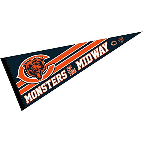 WinCraft Chicago Bears Monsters of The Midway Pennant Banner Flag - 757 Sports Collectibles
