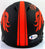 Champ Bailey Autographed Denver Broncos Eclipse Speed Mini Helmet - Beckett W Auth Orange - 757 Sports Collectibles