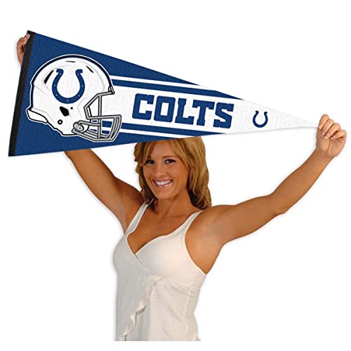 WinCraft Indianapolis Colts Official 30 inch Large Pennant - 757 Sports Collectibles