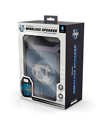 SOAR NCAA XL LED Wireless Bluetooth Speaker, North Carolina Tar Heels - 757 Sports Collectibles