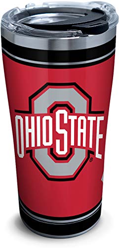 Tervis Triple Walled Ohio State Buckeyes Insulated Tumbler Cup Keeps Drinks Cold & Hot, 20oz - Stainless Steel, Campus - 757 Sports Collectibles