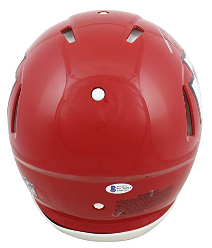 Chiefs Tony Gonzalez"HOF 19" Signed Full Size Speed Proline Helmet BAS Witness - 757 Sports Collectibles