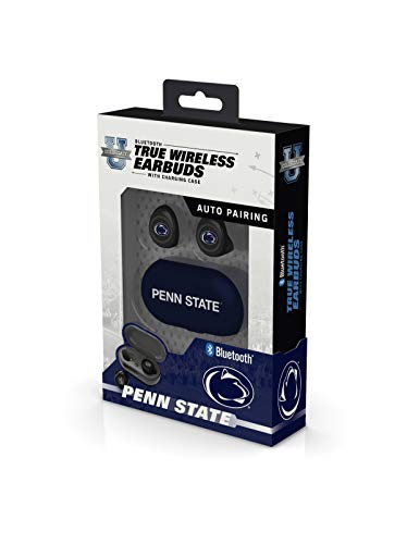 NCAA Penn State Nittany Lions True Wireless Earbuds, Team Color - 757 Sports Collectibles