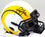 Marshall Faulk Autographed St. Louis Rams Lunar Mini Helmet - Beckett W Black - 757 Sports Collectibles