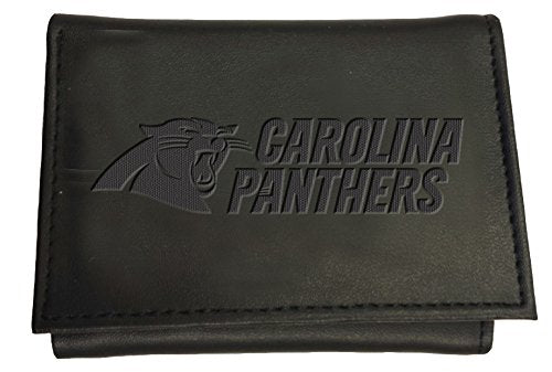 Team Sports America Carolina Panthers Tri-Fold Leather Wallet - 757 Sports Collectibles