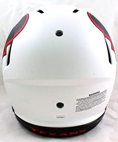Andre Johnson Autographed Houston Texans F/S Lunar Speed Authentic Helmet-JSA W Auth Red - 757 Sports Collectibles