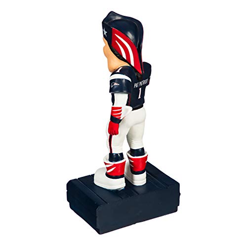 Team Sports America NFL New England Patriots Fun Colorful Mascot Statue 12 Inches Tall - 757 Sports Collectibles