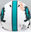 Jason Taylor Autographed Miami Dolphins Lunar Mini Helmet- Beckett W Orange - 757 Sports Collectibles