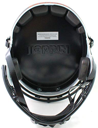 Champ Bailey Autographed Denver Broncos F/S Lunar Speed Helmet- Beckett WOrange - 757 Sports Collectibles