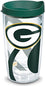 Tervis Made in USA Double Walled NFL Green Bay Packers Insulated Tumbler Cup Keeps Drinks Cold & Hot, 16oz, Genuine - 757 Sports Collectibles