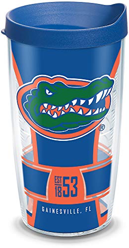 Tervis Made in USA Double Walled University of Florida Gators Insulated Tumbler Cup Keeps Drinks Cold & Hot, 24oz Water Bottle, Spirit - 757 Sports Collectibles