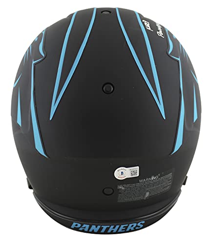 Panthers Luke Kuechly"KP" Signed Eclipse Full Size Speed Proline Helmet BAS Wit - 757 Sports Collectibles