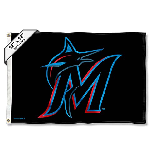 WinCraft Miami Marlins Boat and Golf Cart Flag - 757 Sports Collectibles