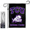 TCU Horned Frogs Black Garden Yard Flag and Flag Stand Holder Flagpole Set - 757 Sports Collectibles