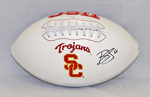 Brian Cushing Autographed USC Trojans Logo Football- JSA W Authenticated
