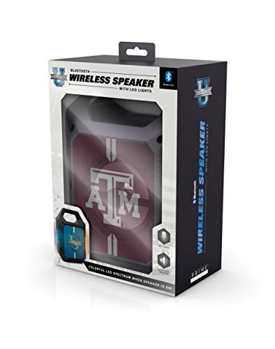 NCAA Texas A&M Aggies ShockBox XL Wireless Bluetooth Speaker, Team Color - 757 Sports Collectibles