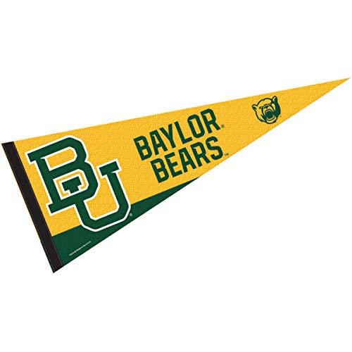 College Flags & Banners Co. Baylor Bears Full Size BU Logo Pennant - 757 Sports Collectibles