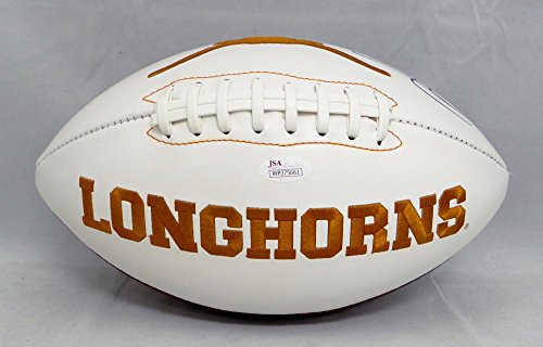 D'Onta Foreman Autographed Texas Longhorns Logo Football- JSA Witnessed Auth - 757 Sports Collectibles