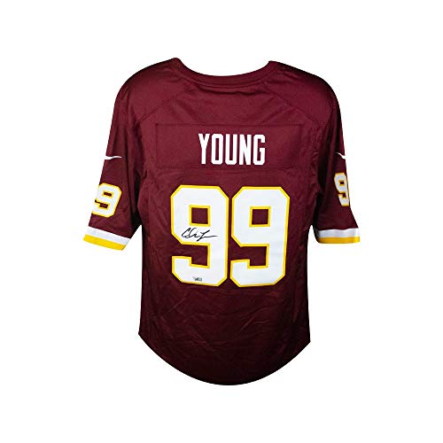 Chase Young Autographed Washington Football Team Nike Football Jersey - Fanatics - 757 Sports Collectibles