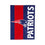 Team Sports America NFL New England Patriots Embroidered Logo Applique Garden Flag, 12.5 x 18 inches Indoor Outdoor Double Sided Decor for Football Fans - 757 Sports Collectibles