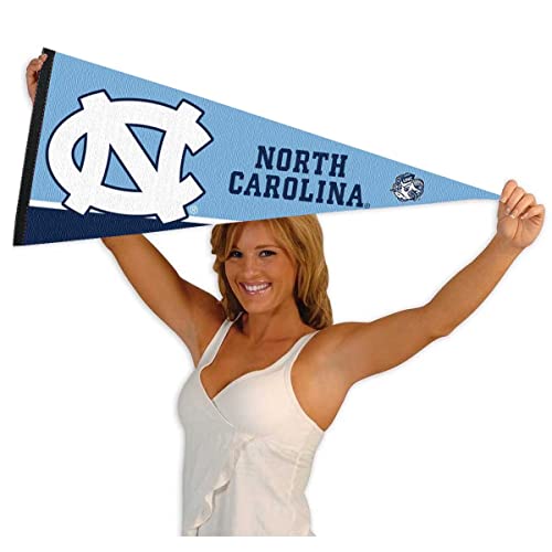 College Flags & Banners Co. North Carolina Tar Heels Pennant Full Size Felt - 757 Sports Collectibles