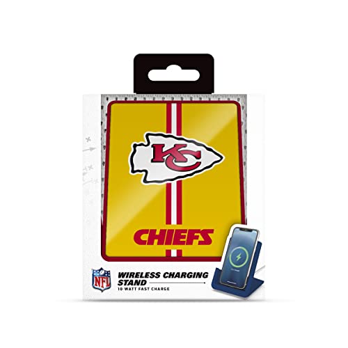 SOAR NFL Wireless Charging Stand, Kansas City Chiefs - 757 Sports Collectibles