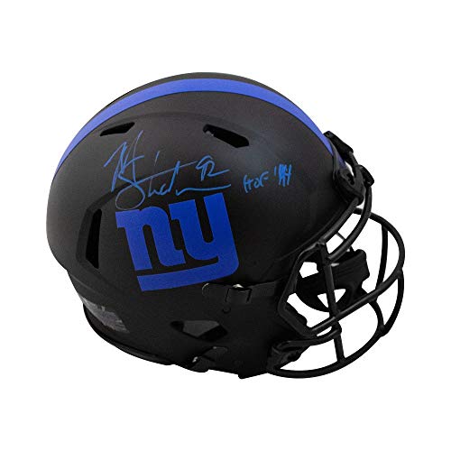 Michael Strahan HOF 14 Autographed Giants Eclipse Authentic Full-Size Football Helmet - BAS COA - 757 Sports Collectibles